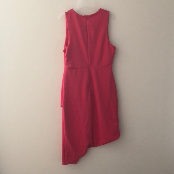 Pink Asymmetrical Cut Out Dress- NWT - Picture 3 of 3